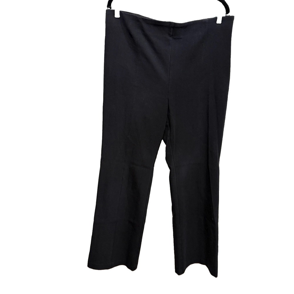 Talbots Womens 16 Portland Trouser Pants Black Classic high rise‎ stretch staple